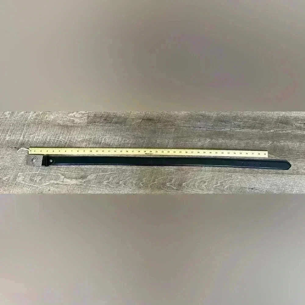 2 for $30 💟Adult |  Black Leather Belt - Picture 3 of 12